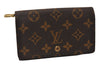 Auth Louis Vuitton Monogram Porte Monnaie Billets Tresor Wallet M61730 LV 8392J