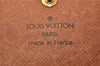 Auth Louis Vuitton Monogram Porte Monnaie Billets Tresor Wallet M61730 LV 8392J