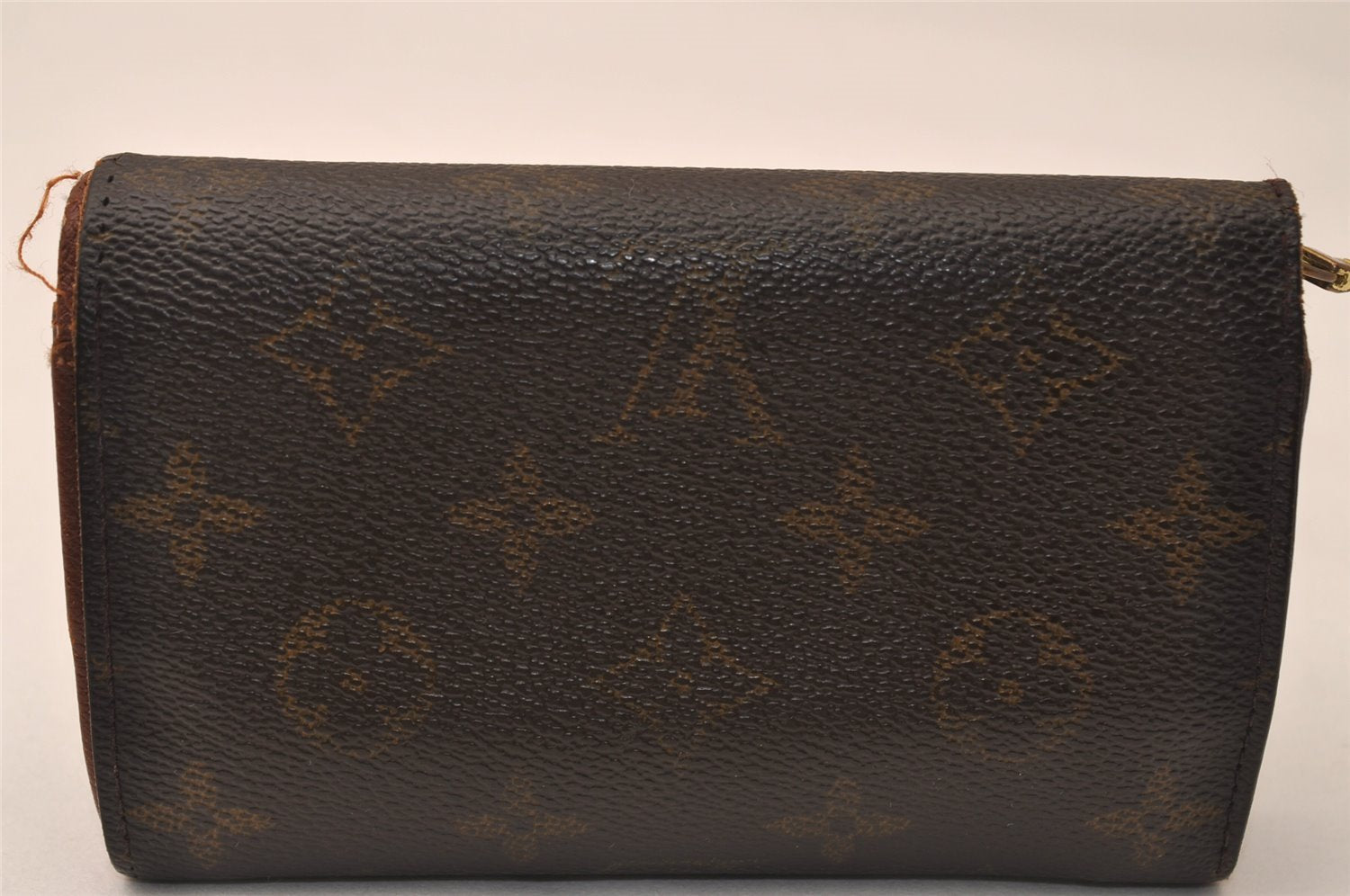 Auth Louis Vuitton Monogram Porte Monnaie Billets Tresor Wallet M61730 LV 8393J