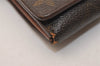 Auth Louis Vuitton Monogram Porte Monnaie Billets Tresor Wallet M61730 LV 8393J