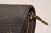 Auth Louis Vuitton Monogram Porte Monnaie Billets Tresor Wallet M61730 LV 8393J