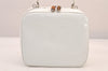 Authentic GUCCI Bamboo 2Way Shoulder Hand Bag Purse Leather White Junk 8395M