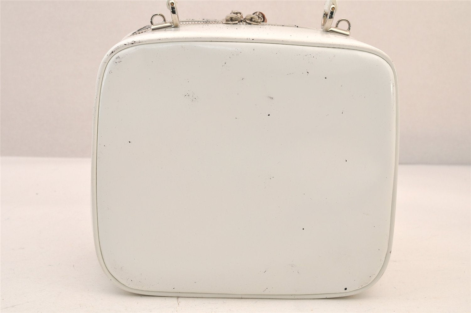 Authentic GUCCI Bamboo 2Way Shoulder Hand Bag Purse Leather White Junk 8395M