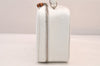 Authentic GUCCI Bamboo 2Way Shoulder Hand Bag Purse Leather White Junk 8395M