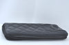 Authentic CHANEL Calf Skin Cambon Line CC Long Wallet Purse Black Junk 8397J