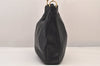 Authentic GUCCI Vintage Bamboo 2Way Shoulder Hand Bag Leather Black Junk 8397M