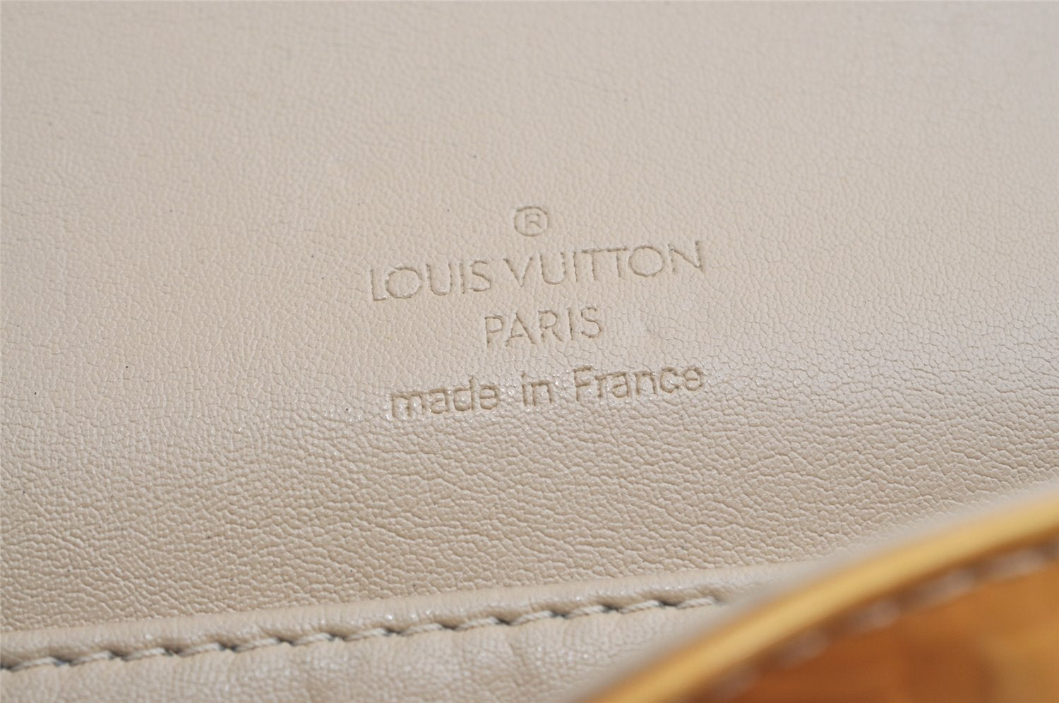 Auth Louis Vuitton Vernis Thompson Street Shoulder Bag Yellow M91008 LV 8398J
