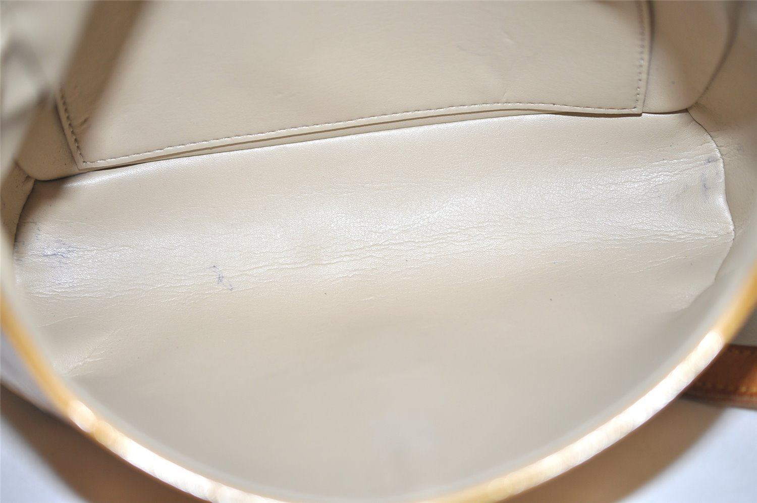 Auth Louis Vuitton Vernis Thompson Street Shoulder Bag Yellow M91008 LV 8398J