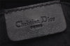 Authentic Christian Dior Maris Pearl Hand Bag Purse Nylon Black Junk 8399I