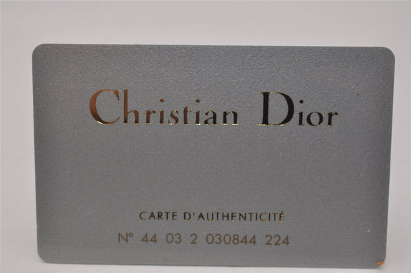 Authentic Christian Dior Maris Pearl Hand Bag Purse Nylon Black Junk 8399I