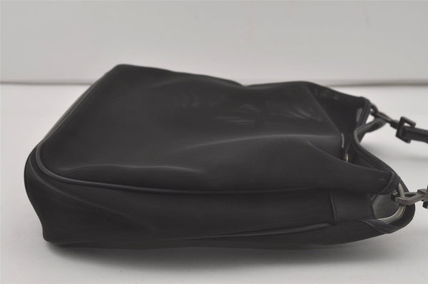 Authentic GUCCI Bamboo Shoulder Hand Bag Purse Mesh Leather 0015638 Black 8401I