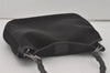 Authentic GUCCI Bamboo Shoulder Hand Bag Purse Mesh Leather 0015638 Black 8401I