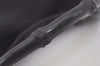 Authentic GUCCI Bamboo Shoulder Hand Bag Purse Mesh Leather 0015638 Black 8401I