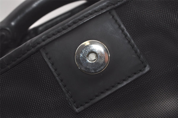 Authentic GUCCI Bamboo Shoulder Hand Bag Purse Mesh Leather 0015638 Black 8401I