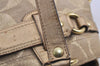 Authentic COACH Signature Shoulder Tote Bag Canvas Leather 13535 Beige 8401J