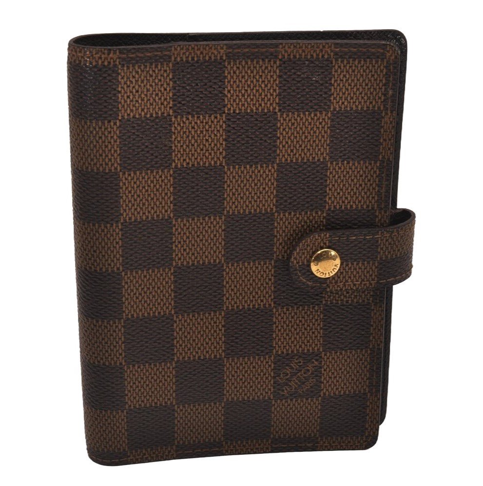 Authentic Louis Vuitton Damier Agenda PM Notebook Cover R20700 LV 8402I