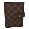 Authentic Louis Vuitton Damier Agenda PM Notebook Cover R20700 LV 8402I