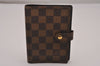Authentic Louis Vuitton Damier Agenda PM Notebook Cover R20700 LV 8402I