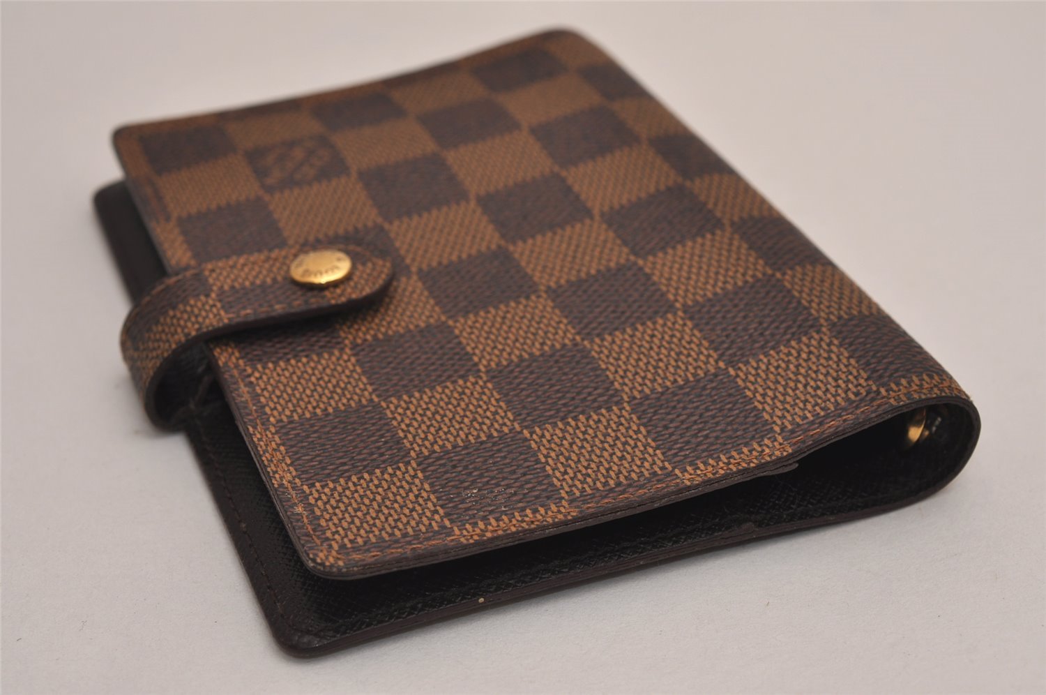 Authentic Louis Vuitton Damier Agenda PM Notebook Cover R20700 LV 8402I