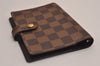 Authentic Louis Vuitton Damier Agenda PM Notebook Cover R20700 LV 8402I