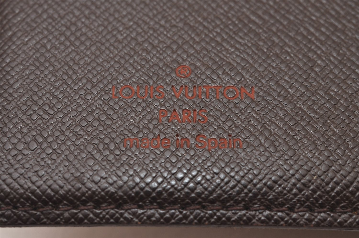 Authentic Louis Vuitton Damier Agenda PM Notebook Cover R20700 LV 8402I