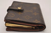 Auth Louis Vuitton Monogram Porte Monnaie Billets Viennois M61663 Wallet 8403I