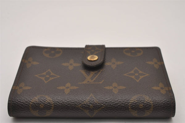 Auth Louis Vuitton Monogram Porte Monnaie Billets Viennois M61663 Wallet 8403I