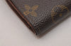 Auth Louis Vuitton Monogram Porte Monnaie Billets Viennois M61663 Wallet 8403I