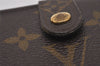 Auth Louis Vuitton Monogram Porte Monnaie Billets Viennois M61663 Wallet 8403I