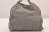 Authentic Stella McCartney Falabella Mini Shoulder Hand Bag Leather Gray 8403M