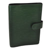 Authentic Louis Vuitton Epi Agenda PM Notebook Cover Green R20054 LV 8404I