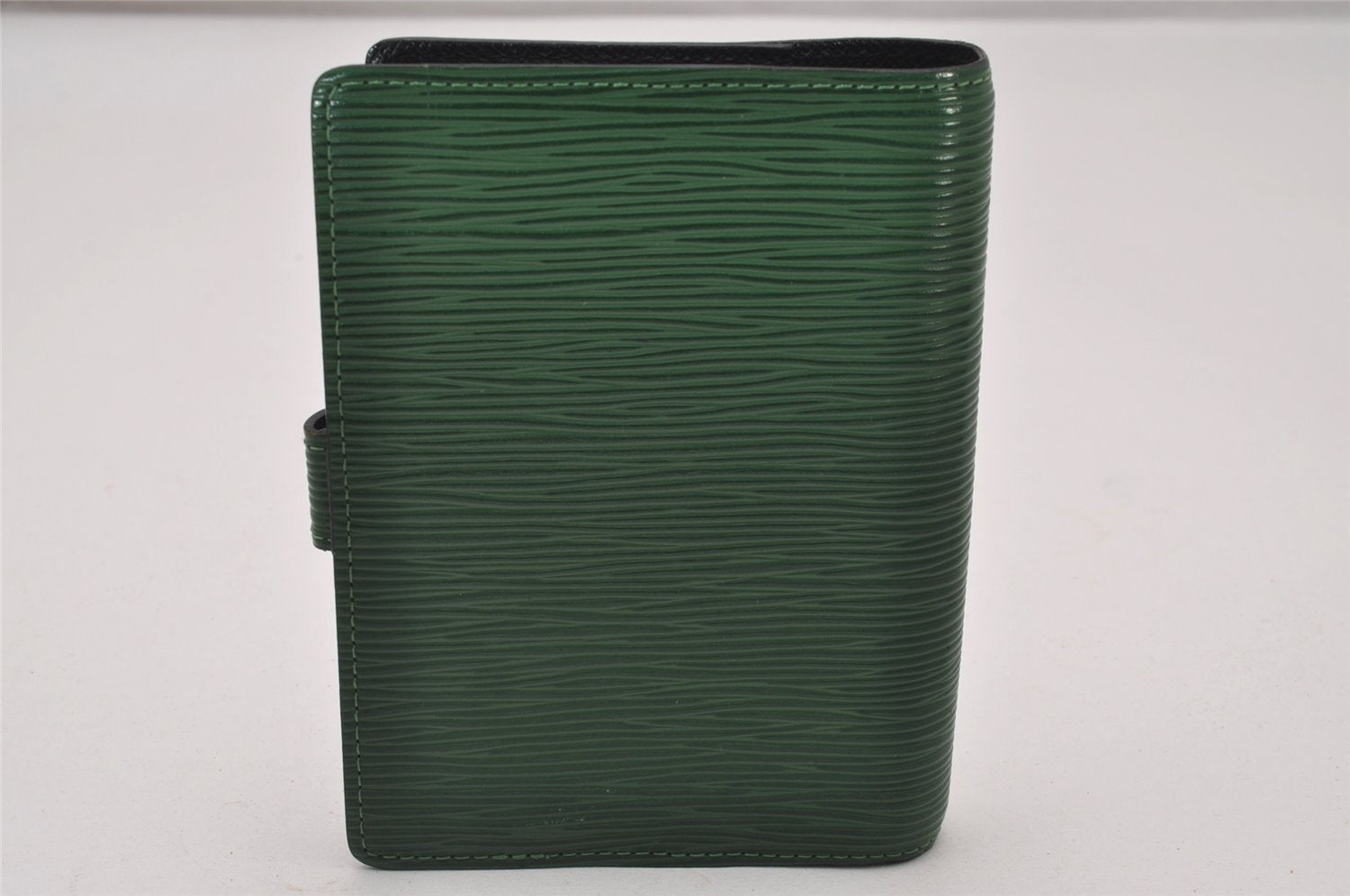 Authentic Louis Vuitton Epi Agenda PM Notebook Cover Green R20054 LV 8404I