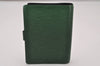 Authentic Louis Vuitton Epi Agenda PM Notebook Cover Green R20054 LV 8404I