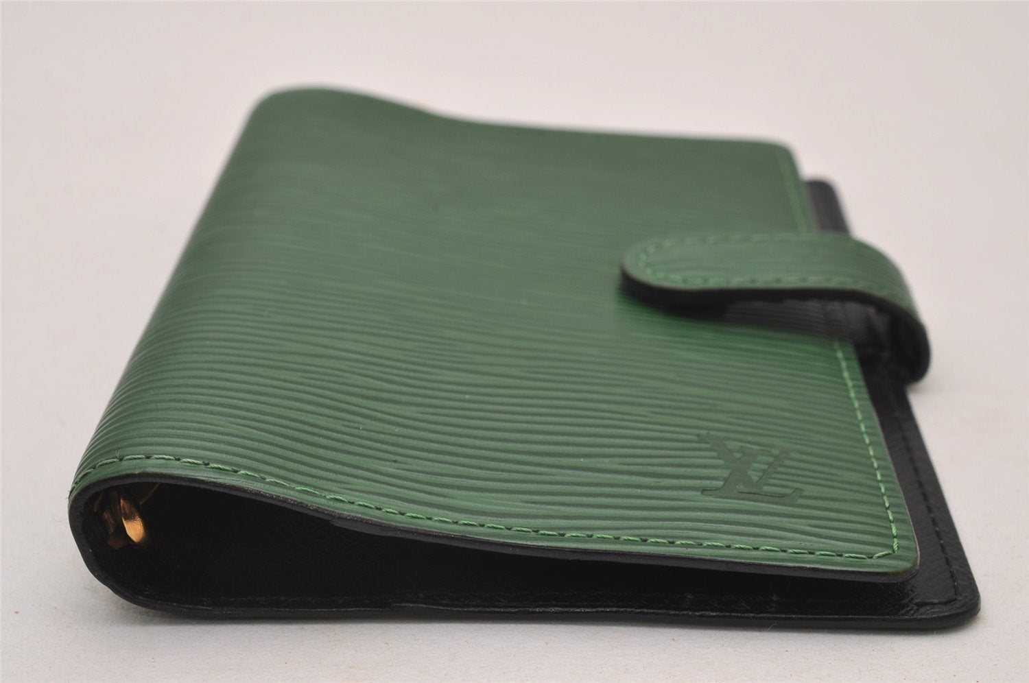 Authentic Louis Vuitton Epi Agenda PM Notebook Cover Green R20054 LV 8404I