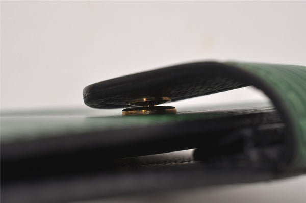 Authentic Louis Vuitton Epi Agenda PM Notebook Cover Green R20054 LV 8404I