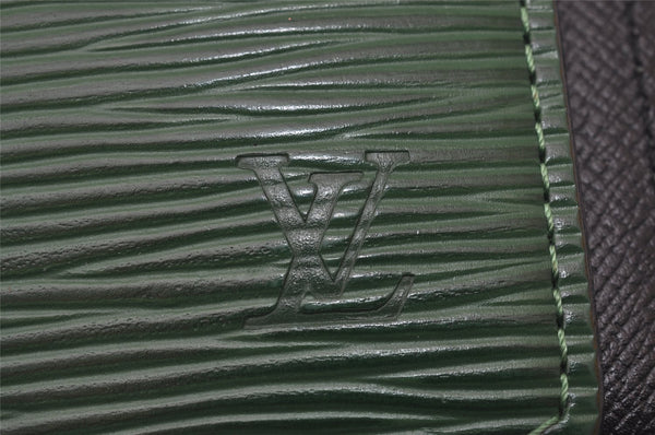 Authentic Louis Vuitton Epi Agenda PM Notebook Cover Green R20054 LV 8404I