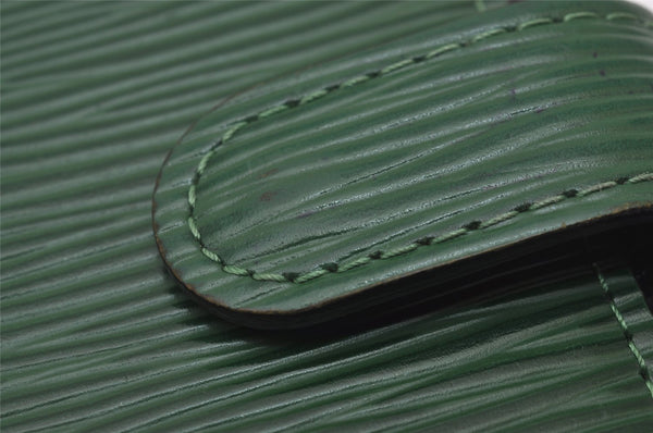 Authentic Louis Vuitton Epi Agenda PM Notebook Cover Green R20054 LV 8404I