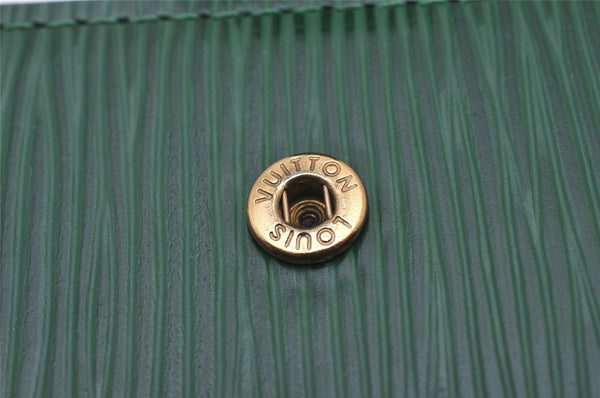 Authentic Louis Vuitton Epi Agenda PM Notebook Cover Green R20054 LV 8404I