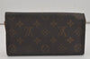 Auth Louis Vuitton Monogram Pochette Porte Monnaie Credit Wallet M61725 LV 8405I