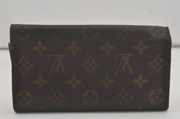 Auth Louis Vuitton Monogram Pochette Porte Monnaie Credit Wallet M61725 LV 8405I