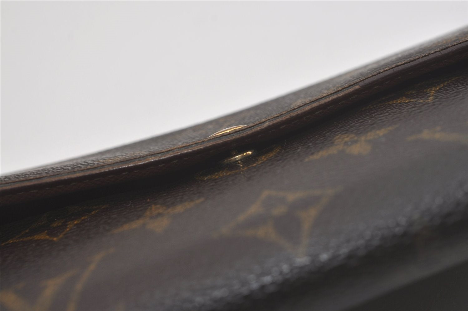 Auth Louis Vuitton Monogram Pochette Porte Monnaie Credit Wallet M61725 LV 8405I