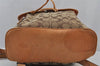 Authentic COACH Signature Backpack Purse Canvas Leather 06080 Brown 8405J