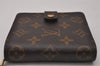 Authentic Louis Vuitton Monogram Compact Zip Bifold Wallet Purse M61667 LV 8406I