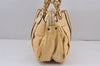 Authentic Chloe Elsie Vintage Chain Shoulder Hand Bag Purse Leather Yellow 8406J