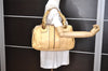 Authentic Chloe Elsie Vintage Chain Shoulder Hand Bag Purse Leather Yellow 8406J