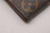 Authentic Louis Vuitton Monogram Porte Monnaie Billets Wallet M61660 LV 8407I