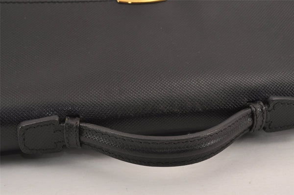 Authentic BOTTEGA VENETA Vintage Leather 2Way Briefcase Business Bag Black 8407J