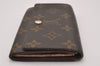 Authentic Louis Vuitton Monogram Porte Monnaie Zip Bifold Wallet M61735 LV 8408I