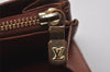 Authentic Louis Vuitton Monogram Porte Monnaie Zip Bifold Wallet M61735 LV 8408I