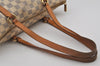 Authentic Louis Vuitton Damier Azur Totally PM Tote Bag White N41280 LV 8408J